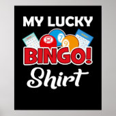 My Lucky Bingo - Funny Bingo Player Poster (Vorne)