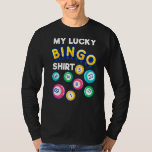My Lucky Bingo Funny Bingo Player Women Oma T-Shirt