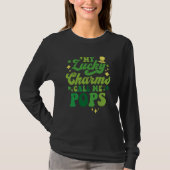 My Lucky Charms Call Me Pops St Patrick's Day Groo T-Shirt (Vorderseite)