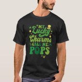 My Lucky Charms Call Me Pops St Patrick's Day Groo T-Shirt (Vorderseite)
