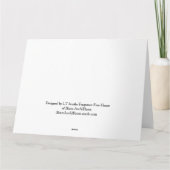 My Lungs Smile When We Think of You Dankeskarte (Rückseite)