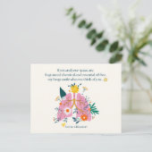 My Lungs Smile When We Think of You Postkarte (Stehend Vorderseite)