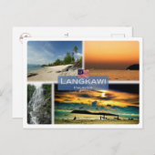 MY Malaysia - Kuala Lumpur - Postkarte (Vorne/Hinten)