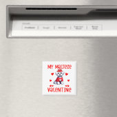 My Maltese Is My Valentine Hearts Costume Single O Magnet (In Situ (Geschirrspüler))