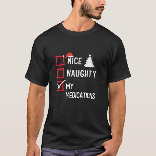 My Medications Nice Naughty Christmas Tank Top (Vorderseite)