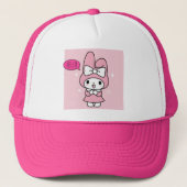 My Melody Cute Cap Truckerkappe (Vorderseite)