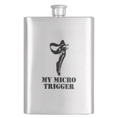 My Micro Trigger Flachmann (Vorderseite)