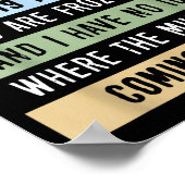 My Mind Is Like A Internet Browser  Poster (Ecke)