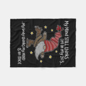 My Mind Still Thinks I'm 20's My Body Thinks My Mi Fleecedecke (Vorderseite (Horizontal))