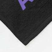 My Mom's Wings Cover Heart Suicide Awareness Ribbo Fleecedecke (Ecke)