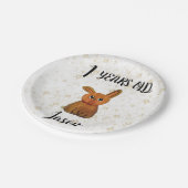 My Monthly Hapiness magic rabbit Pappteller (Schrägansicht)