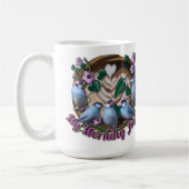 My morning JAVA with Java sparrows Kaffeetasse (Links)