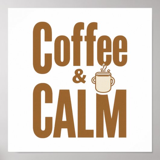 My Morning Ritual: Coffee & Calm Poster (Vorne)