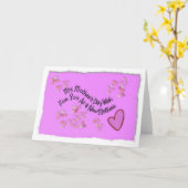 My Mother's Day wish for you as a new mother Karte (Gelbe Blume)