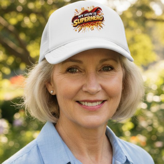 My Mum Is Superhero Trucker Hat Truckerkappe