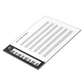 My Music - Musicians Impromptu Notepad Notizblock (angewinkelt)