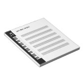 My Music - Musicians Impromptu Notepad (S) Notizblock (angewinkelt)