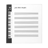 My Music - Musicians Impromptu Notepad (S) Notizblock (Vorderseite)