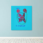 My Name Is Blossom  Leinwanddruck (Insitu (Holzboden))