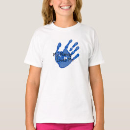 "My Nanny Lieben Me"-blau Baby T-shirt