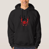 My Naughty Seafood Bad Crab Chest Pincher  Fisherm Hoodie (Vorderseite)
