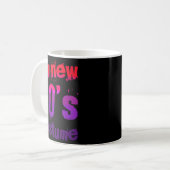My New 80's Costume Funny Design Kaffeetasse (Vorderseite Links)