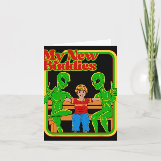 My New Buddies Funny Vintage Child Game Karte (Vorderseite)