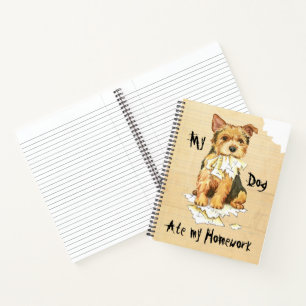 My Norwich Terrier Ate Meine Hausaufgaben Notizbuch