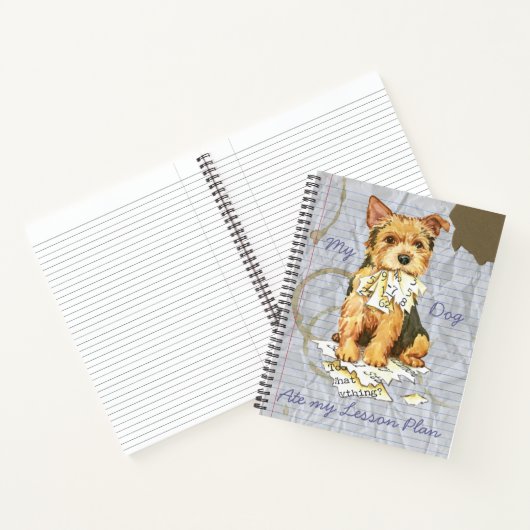 My Norwich Terrier Ate my Lessingplan Notizbuch (Innenseite)