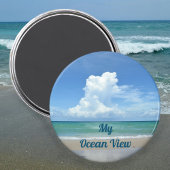 My Ocean View Beach individuell anpassbar Magnet