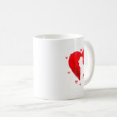 My Odle Is My Valentine Hearts Odle Dog Valent  Kaffeetasse (VorderseiteRechts)