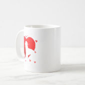 My Odle Is My Valentine Hearts Odle Dog Valent  Kaffeetasse (Vorderseite Links)