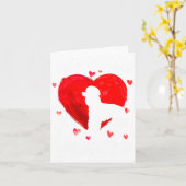 My Odle Is My Valentine Hearts Odle Dog Valent Karte (Gelbe Blume)