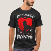 My Odle Is My Valentine Hearts Odle Dog Valent  T-Shirt (Vorderseite)