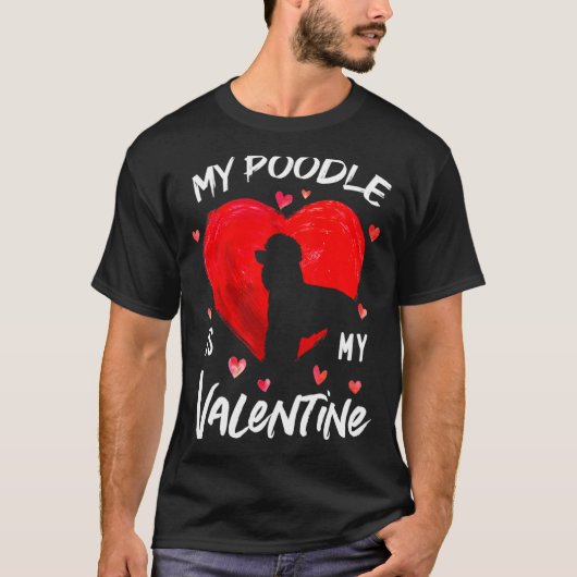 My Odle Is My Valentine Hearts Odle Dog Valent  T-Shirt (Vorderseite)