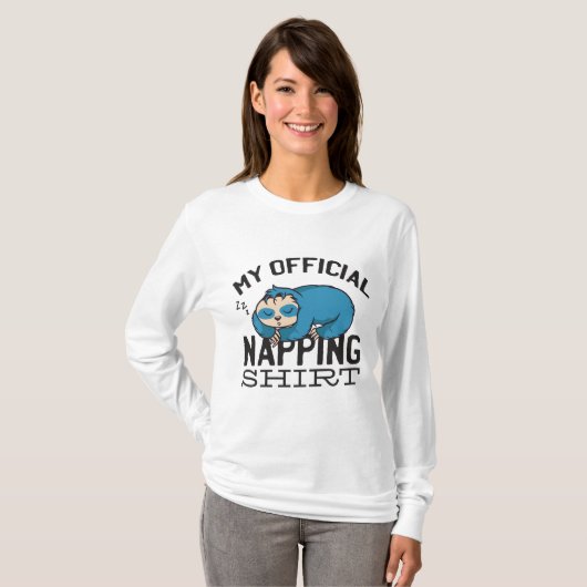 My official napping shirt - Lazy sleeping Sloth (Vorne ganz)