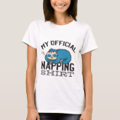 My official napping shirt - Lazy sleeping Sloth (Vorderseite)