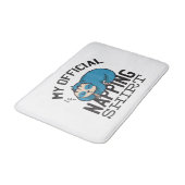 My official napping shirt - Lazy sleeping Sloth Badematte (Schrägansicht)