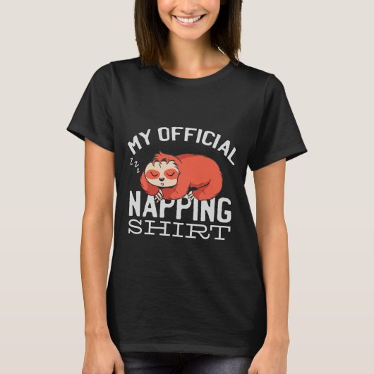 My official napping shirt Sloth (Vorderseite)