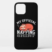 My official napping shirt Sloth Case-Mate iPhone Hülle (Rückseite)
