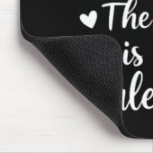 My Oldest Daughter The Most Is My Valentine For Me Mousepad (Ecke)