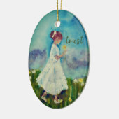 My One Word Keramik Ornament (Links)