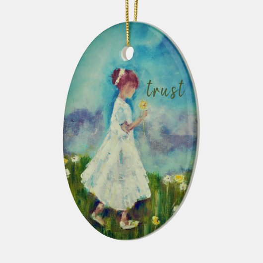 My One Word Keramik Ornament (Links)