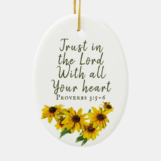 My One Word Keramik Ornament (Hinten)