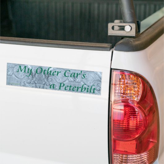 My_Other_Car_Peterbilt_Bumper_Sticker Autoaufkleber (Auf Lkw)