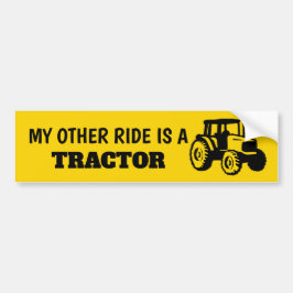 My Other Ride is a Tractor Sticker Autoaufkleber