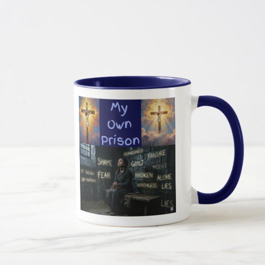 My Own Prison design 1 color pattern 1 Tasse (Rechts)