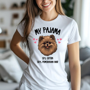My Pajama - 10 % Baumwolle, 90 % Spitz Haar T-Shirt
