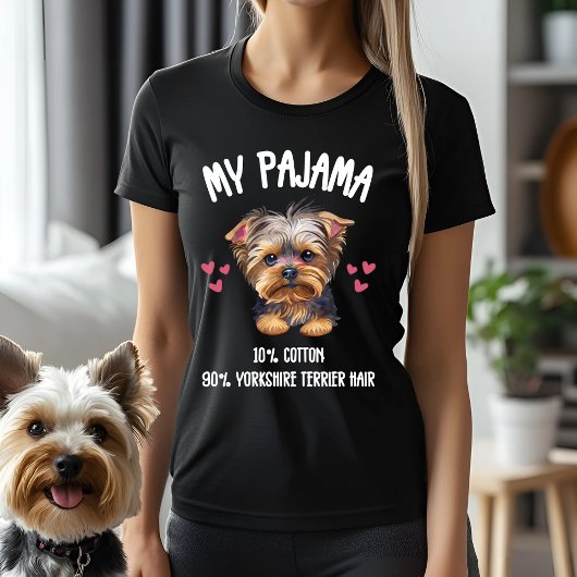 My Pajama - 10 % Baumwolle, 90 % Yorkshire Terrier T-Shirt