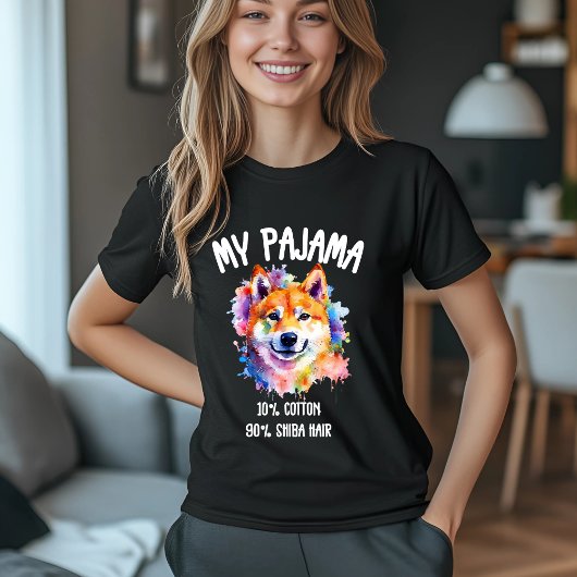 My Pajama Shiba Art T-Shirt